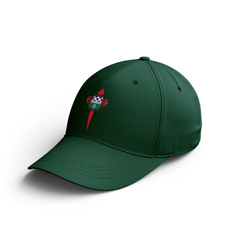 GORRA CON ESCUDO VERDE