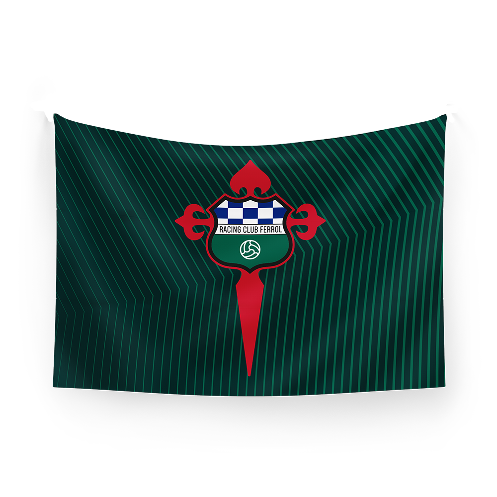 BANDERA VERDE RAYADA