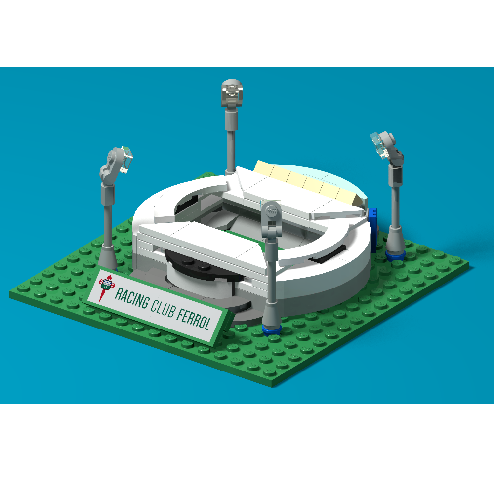 PIEZA DE LEGO ESTADIO RACING DE FERROL