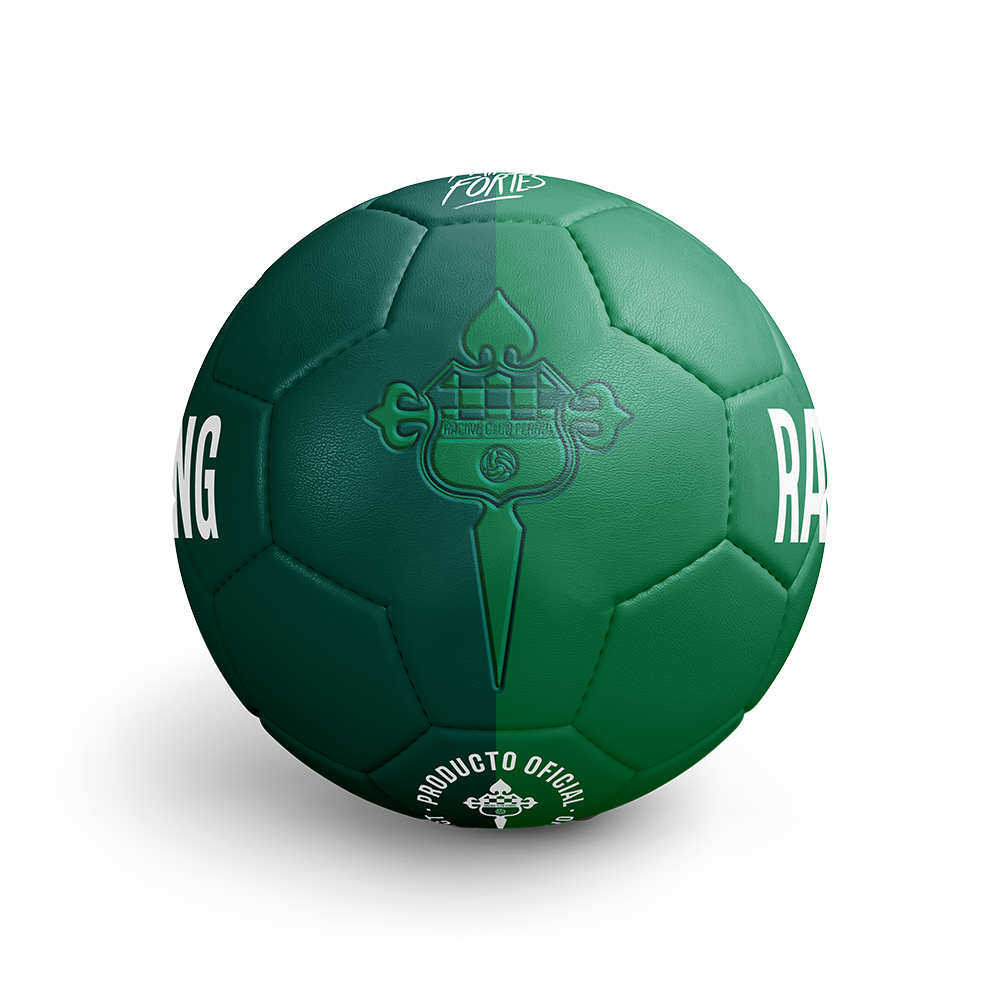 BALÓN RACING ESCUDO RELIEVE