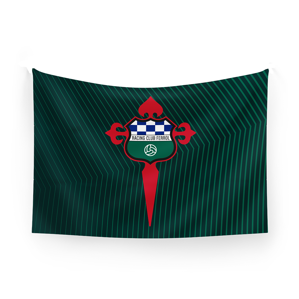 BANDERA VERDE RAYADA