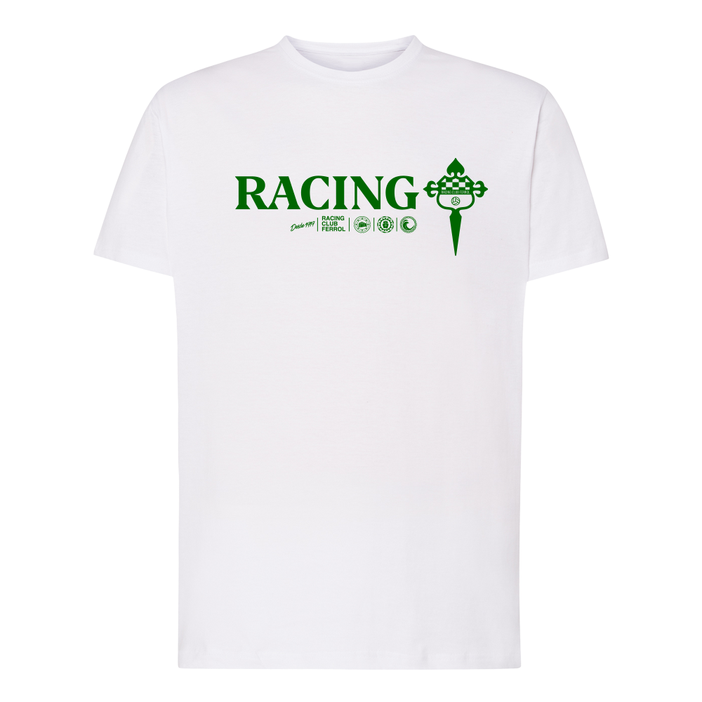 CAMISETA RACING ICONS WHITE JR