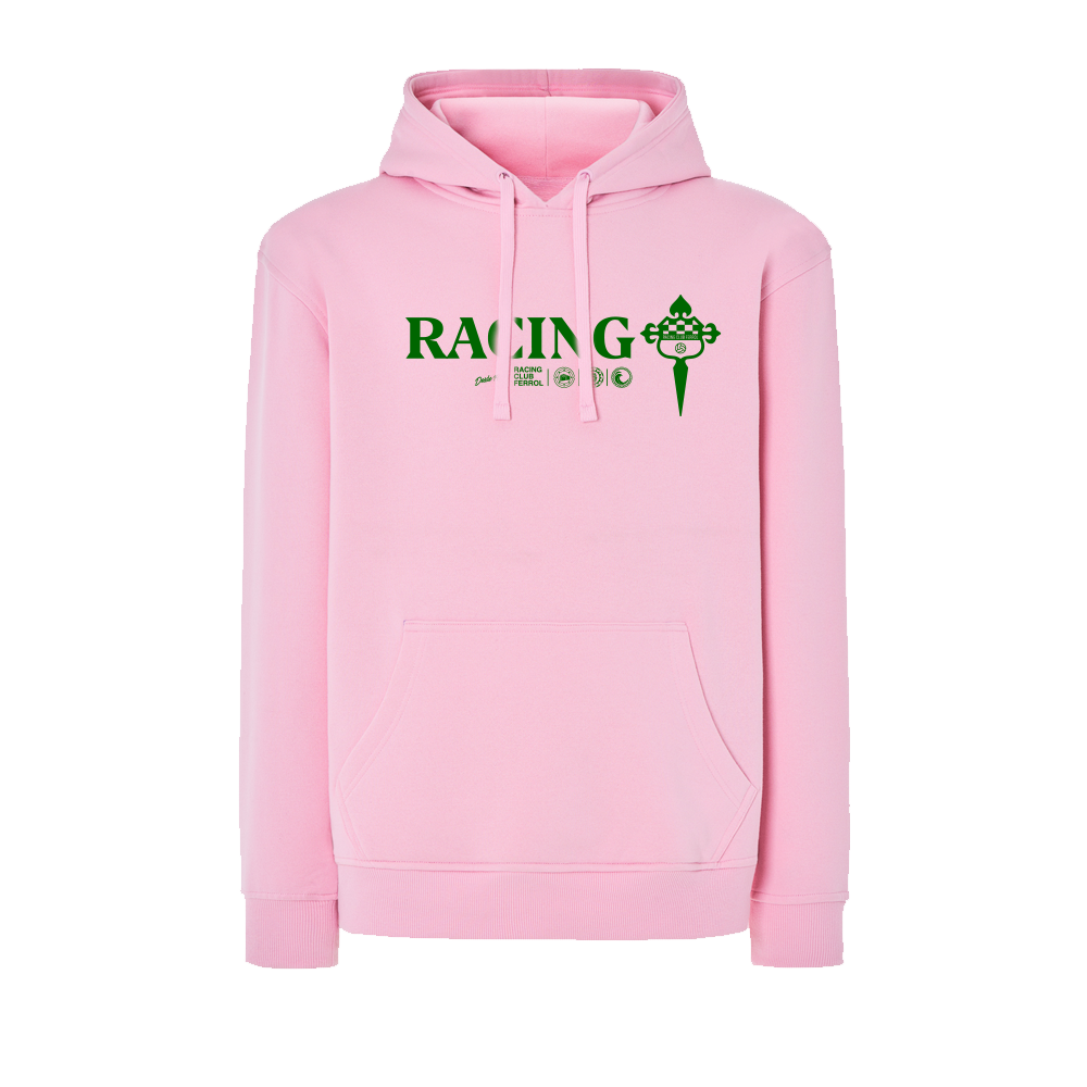 HOODIE RACING PINK ADULTO