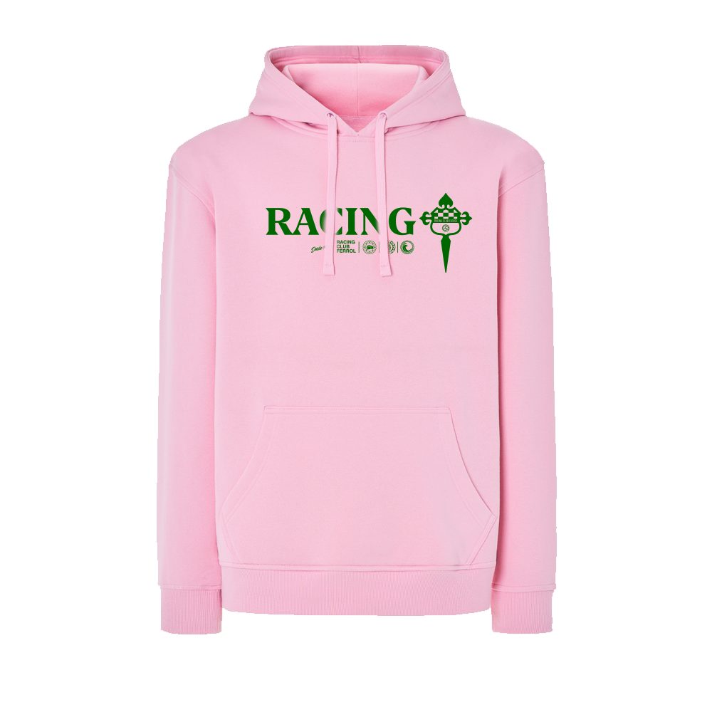 HOODIE RACING PINK JR
