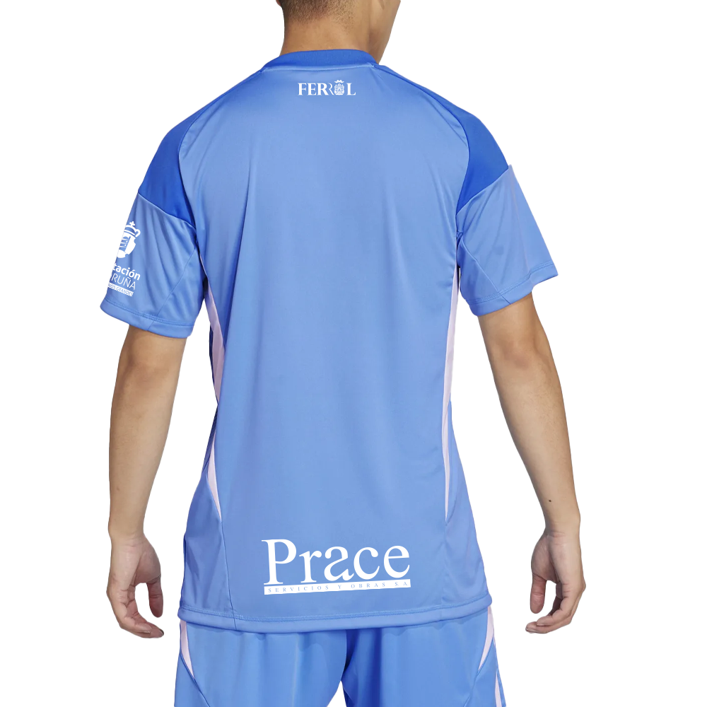 CAMISETA AZUL PORTERO ADULTO 25/26